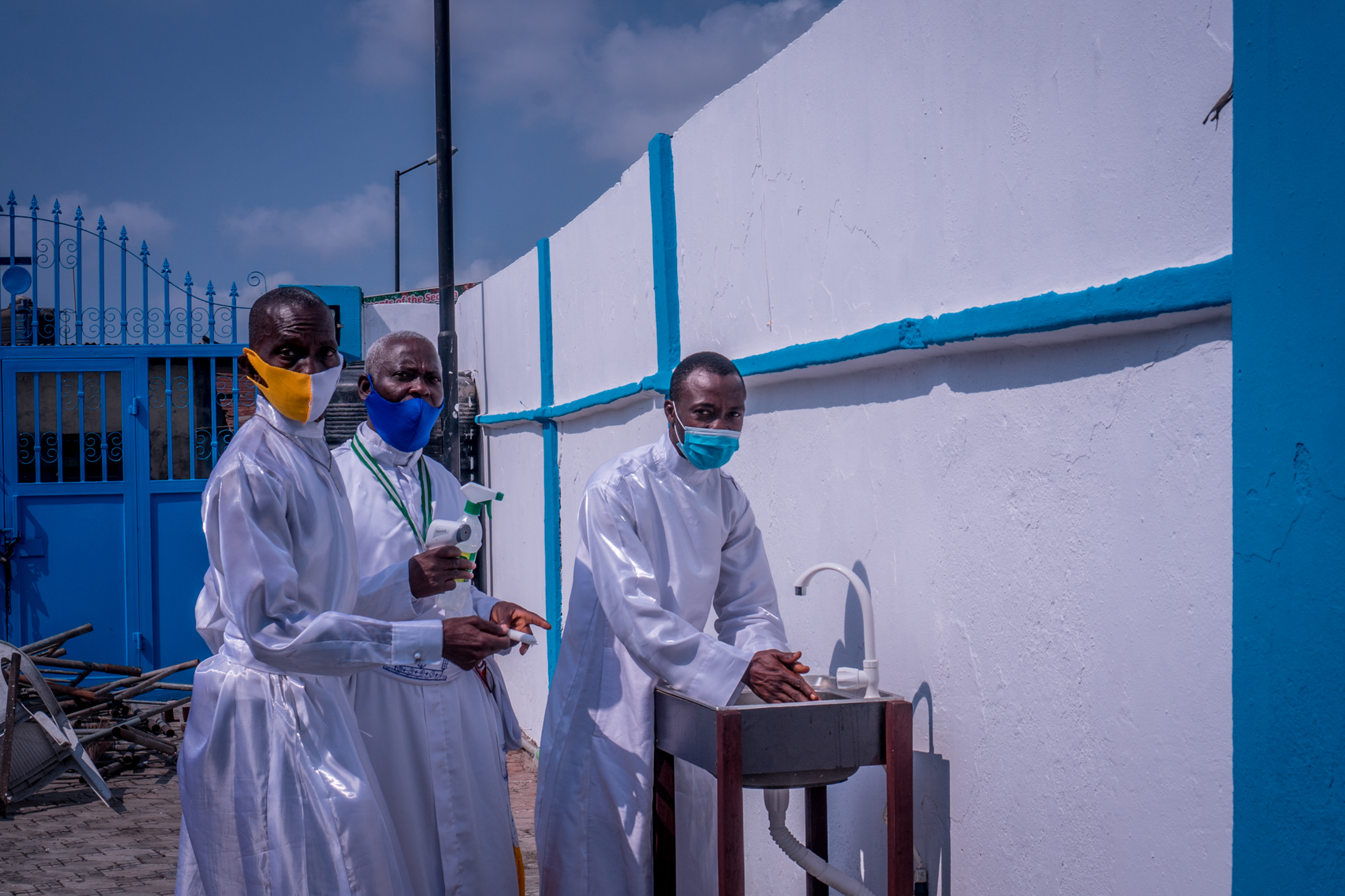 First church service after six months of lockdown in Nigeria, August 2020.