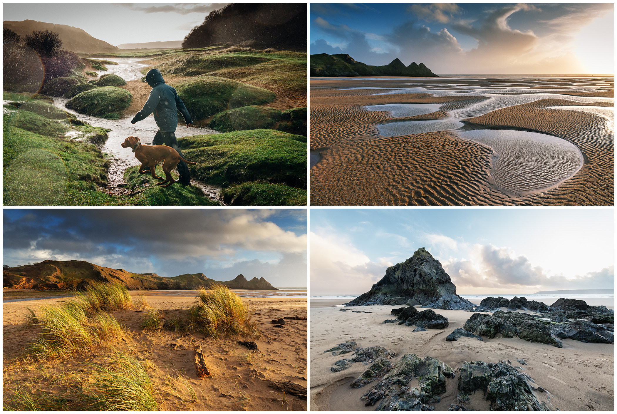 Three Cliffs Bay on the Gower Coast