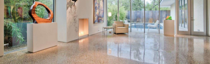 Epoxy flake flooring	