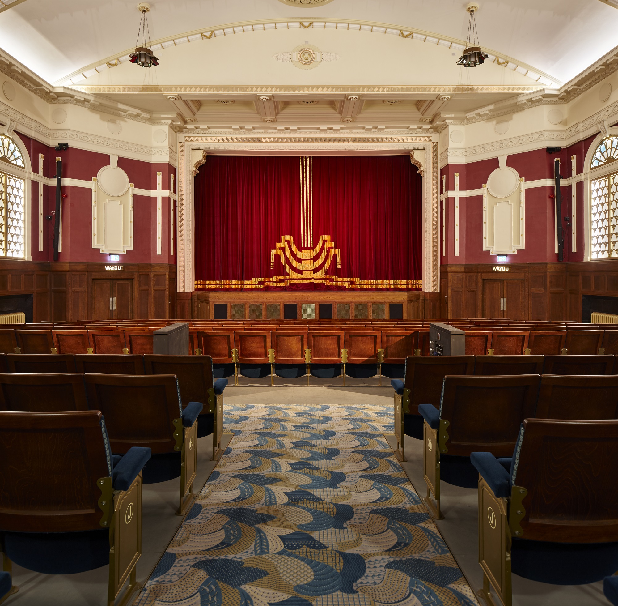 Auditorium interior. 1920's Art Deco theatre