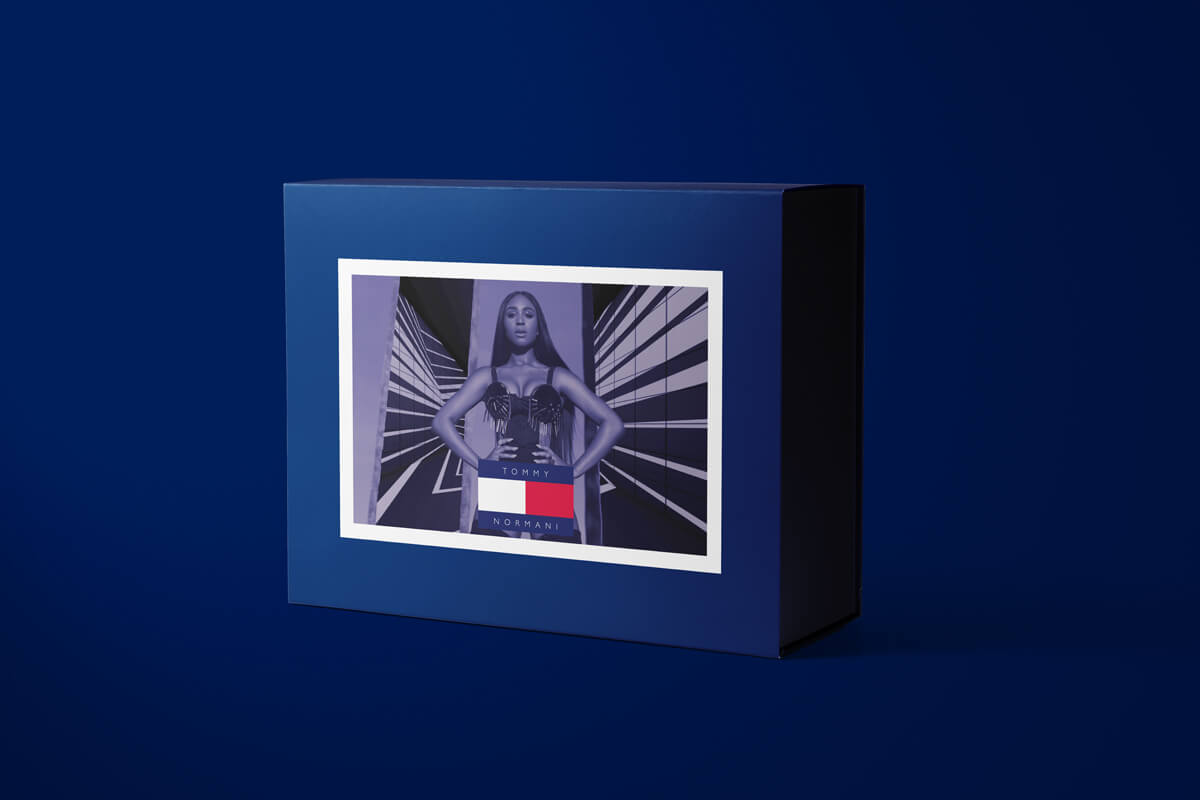 Tommy Hilfiger x Normani Tik Tok campaign promotional assets