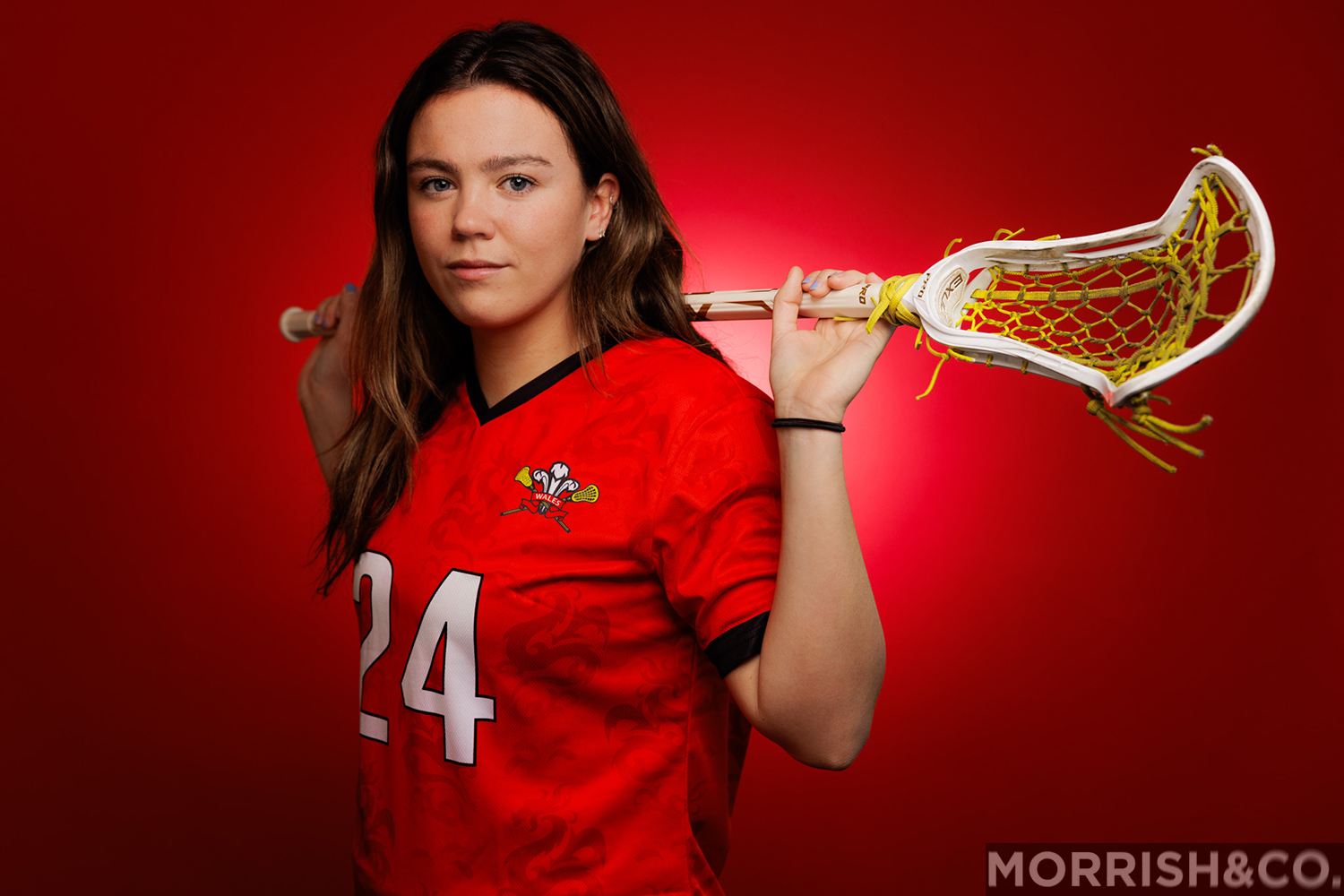 Portrait shot for Wales Lacrosse © Nick Morrish/Morrish & Co