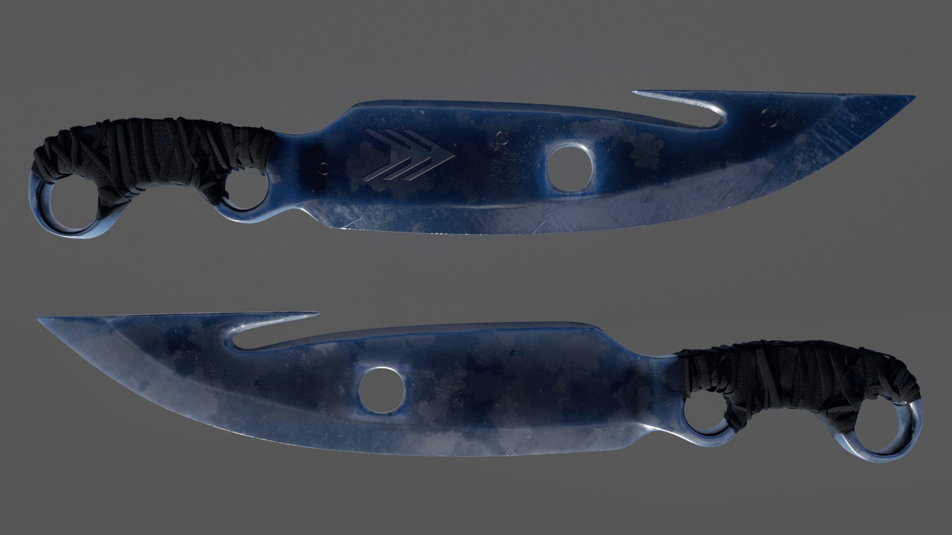 A CG model of a knife