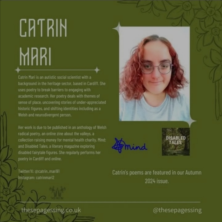 Description from publisher about my poetry practice
