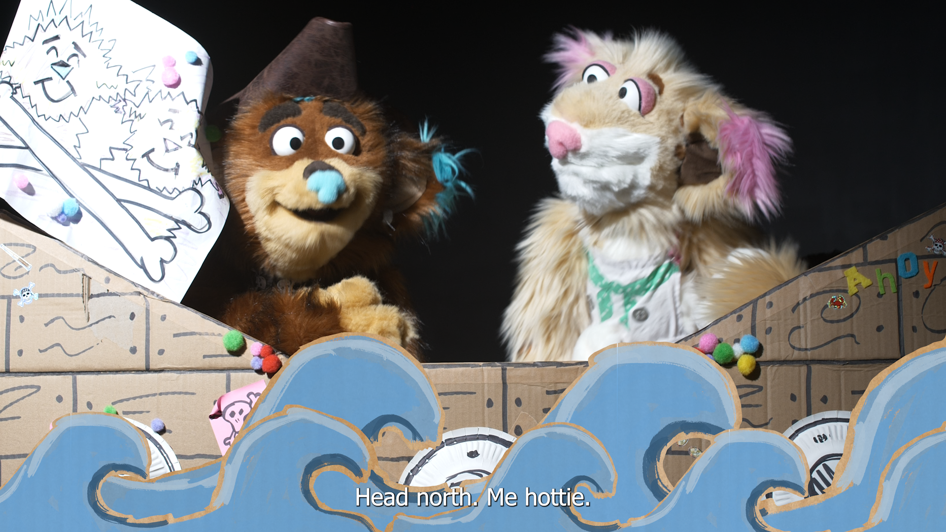 Flint & Cookie at sea - The OverTheres